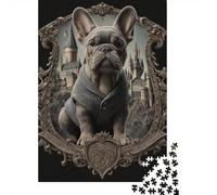 Harry Potter Hogwarts Crest Dog Art Print Jigsaw Puzzles Puzzle for Adults Kids. 1000 Piece Great Gifts Challenge Toy Educational Game Home Decoration for Adults& Kids Age 14 Years Up 70x50cm/1000pcs
