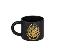 Paladone Mug Harry Potter Hogwarts Crest Embossed, Black & Gold Foil, 400ml, Officially Licensed