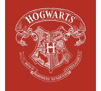 Harry Potter Hogwarts Crest Men's T-Shirt - Red - L
