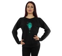 Harry Potter Hogwarts Crest Mist Sweatshirt In Black Black M