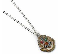 Harry Potter Hogwarts Crest Silver Plated Necklace - Jigsaw Puzzle