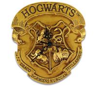 Harry Potter Hogwarts Crest Wall Clock Yellow (One Size)