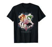 Harry Potter Hogwarts Crest Watercolour T-Shirt