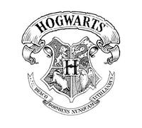 Harry Potter Hogwarts Crest Women's T-Shirt - White - S