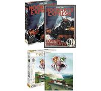Harry Potter Hogwarts Express AND Train 1000pc jigsaw puzzles 690mm x 510mm
