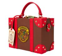 Loungefly Hogwarts Express Suitcase Shoulder Bag Red