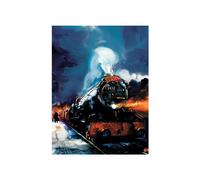 Harry Potter Hogwarts Express Painted Canvas Print
