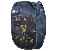 Harry Potter Hogwarts Foldable Children's Pop-Up Storage Basket Nursery Laundry Basket Blue 36 x 36 x 58 cm