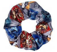 Harry Potter Hogwarts House Crest Hair Scrunchie - Exclusive Design | Acotis - Elastic / Polyester / Rubber