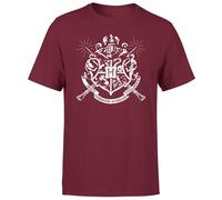 Harry Potter Hogwarts House Crest Men's T-Shirt - Burgundy | Size: Medium Harry Potter Burgundy M