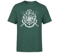 Harry Potter Hogwarts House Crest Men's T-Shirt - Green | Size: Medium Harry Potter Green M