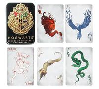 Paladone Playing Cards - Harry Potter Hogwarts House, Official, 54 Cards, Tin (Black)