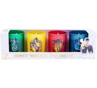 Harry Potter: Hogwarts Houses Glass Votive Candle Set: Set of 4 (Luminaries): 1