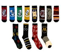 Harry Potter Hogwarts Houses Mens 12 Days of Socks in Advent Gift Box
