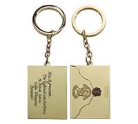 Harry Potter Hogwarts Letter Limited Edition Metal Keyring In Metallics Metallics