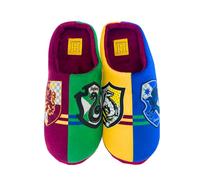 Harry Potter Hogwarts Slippers, Non-Slip Sole, Gift for Women, Men and Teenagers, multi-coloured, 5 UK