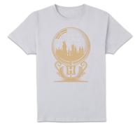 Harry Potter Hogwarts Snowglobe Men's T-Shirt - White - XXL