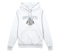 Harry Potter Hogwarts Team Quidditch Adults Hoodie-S White