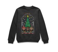 Harry Potter Hogwarts Tree Christmas Jumper - Black - XL