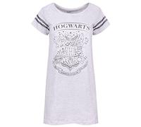 Harry Potter Hogwarts Women Cotton Grey Nightdress Shirt Nightgown L
