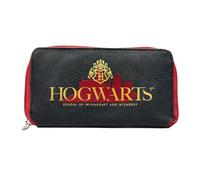 Harry Potter Hogwarts Zip Around Black Purse Wallet - Holds Notes Receipts Cards and Coins