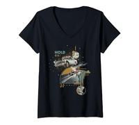 Harry Potter Hold On Ford Anglia V-Neck T-Shirt