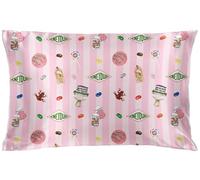 Harry Potter Honeydukes Candy Satin Pillowcase - Standard Size 50x75 cm Silky Soft Pink Premium Pillow Cover