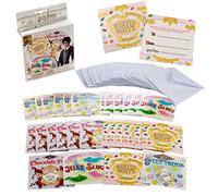Harry Potter Honeyduke's Candy Scratch & Sniff Valentines for Kids, 28 Card Pack & Envelopes - Bertie Bott's Beans, Chocolate Frogs & More - Great for School Classroom Parties - Boys & Girls ages 4+