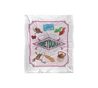 Harry Potter Honeydukes Hogsmeade Label Blanket 152 x 127 cm Warner Brothers White One Size
