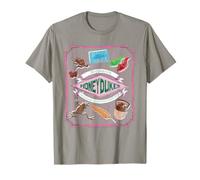 Harry Potter Honeydukes Hogsmeade Label T-Shirt - Grey, Adult, Unisex, Short Sleeve, Classic Fit, Small