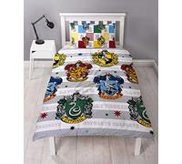 Harry Potter 'House Crest' Single Duvet Cover Set