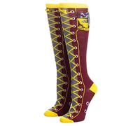 Harry Potter House Gryffindor Faux Lace Knee High Socks Licensed New, Red, M