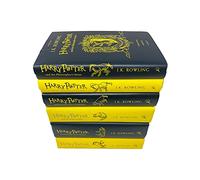 Harry Potter House Hufflepuff Edition Series 6 Books Collection Set By J.K. Rowling (Philosopher's Stone, Chamber of Secrets,Prisoner of Azkaban,Goblet of Fire,Order of the Phoenix,Half-Blood Prince)