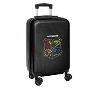 Harry Potter House of Champions - Cabin Trolley 20 Inches, Suitcase with Wheels, Security Lock, Lightweight Suitcase, 34.5 x 20 x 55 cm, Melange Grey/Black, Grey Melange/Black, Estándar, Casual