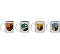 HARRY POTTER HOUSE PRIDE SET OF 4 ESPRESSO MINI COFFEE MUGS CUPS NEW IN GIFT BOX