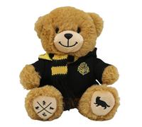 Harry Potter Hufflepuff Bear Plush, Hogwarts Mini Teddy with Robe & Scarf | Soft Collectible Stuffed Animal, 17cm, House Mascot with Crest, Wizarding World Gift for Kids & Fans