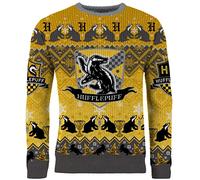 Harry Potter Hufflepuff Christmas Jumper for Women and Men Gift (Size: L)