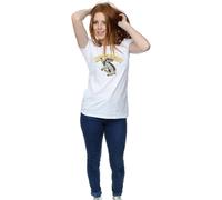 Harry Potter Hufflepuff Cotton T-Shirt In White White L