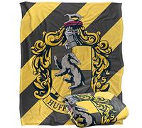 HARRY POTTER Hufflepuff Crest 4 Officially Licensed Silky Touch Super Soft Throw Blanket 152 x 127 cm