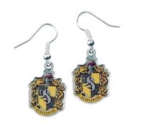 Harry Potter Hufflepuff Crest Drop Earrings - Timeless Design | Acotis - Zinc / Copper / Aluminium