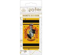 Harry Potter Hufflepuff Crest Magnetic Bookmark 15.5cm x 6cm, Official Wizarding Reading Gift
