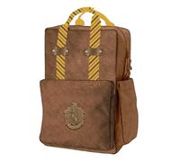 Harry Potter Hufflepuff Faux Leather Casual Fashion Backpack