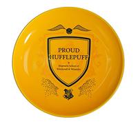 Harry Potter Half Moon Bay Hufflepuff Plate | Kids Plates & Dinner Plates | Single Plate Party Decorations Gifts for Women | Reusable Plates | Dishwasher Microwave Safe