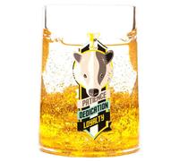 Harry Potter HufflePuff House Liquid Glitter Tumbler
