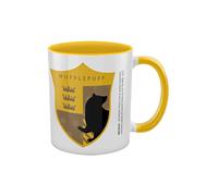 Harry Potter Hufflepuff House Pride Inner Two Tone Mug (One Size) (Yellow/White/Black)