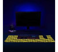 Harry Potter Hufflepuff Pattern Gaming Mouse Mat - Large