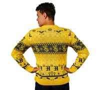 Harry Potter Hufflepuff Quidditch Knitted Christmas Jumper - S