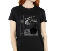 Harry Potter Hufflepuff Quidditch Team Captain Cotton Boyfriend T-Shirt In Black Black S