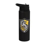 Harry Potter Hufflepuff Shield Crest Stainless Steel Insulated Water Bottle