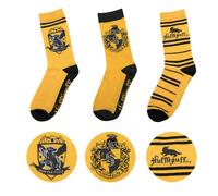 Harry Potter Hufflepuff Socks 3 Pairs Set - Socks Tassorosso CINEREPLICAS